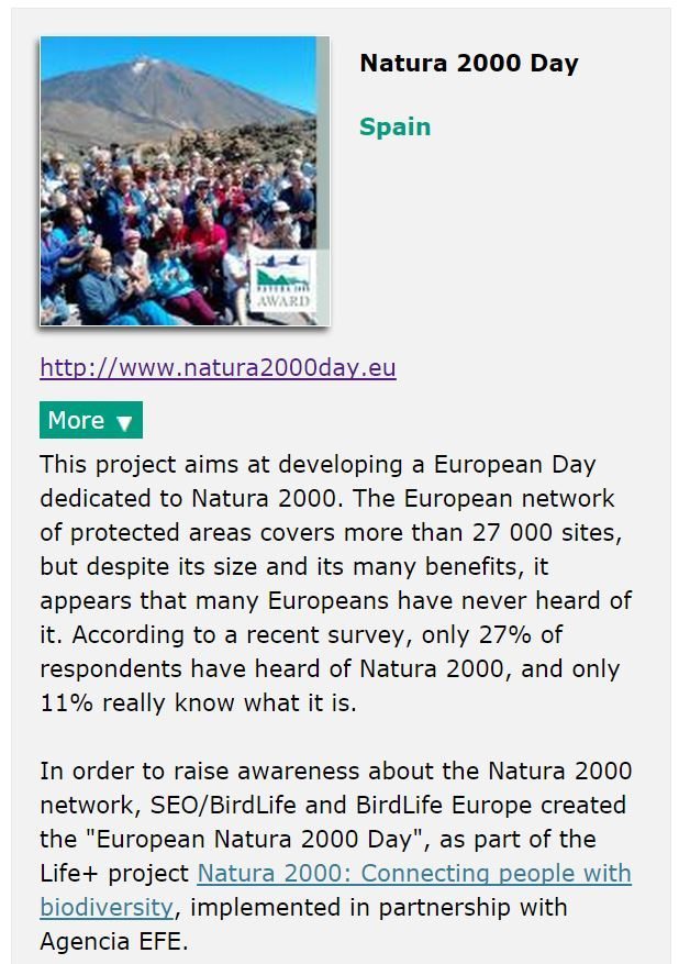 Natura 2000 day efeverde y seo