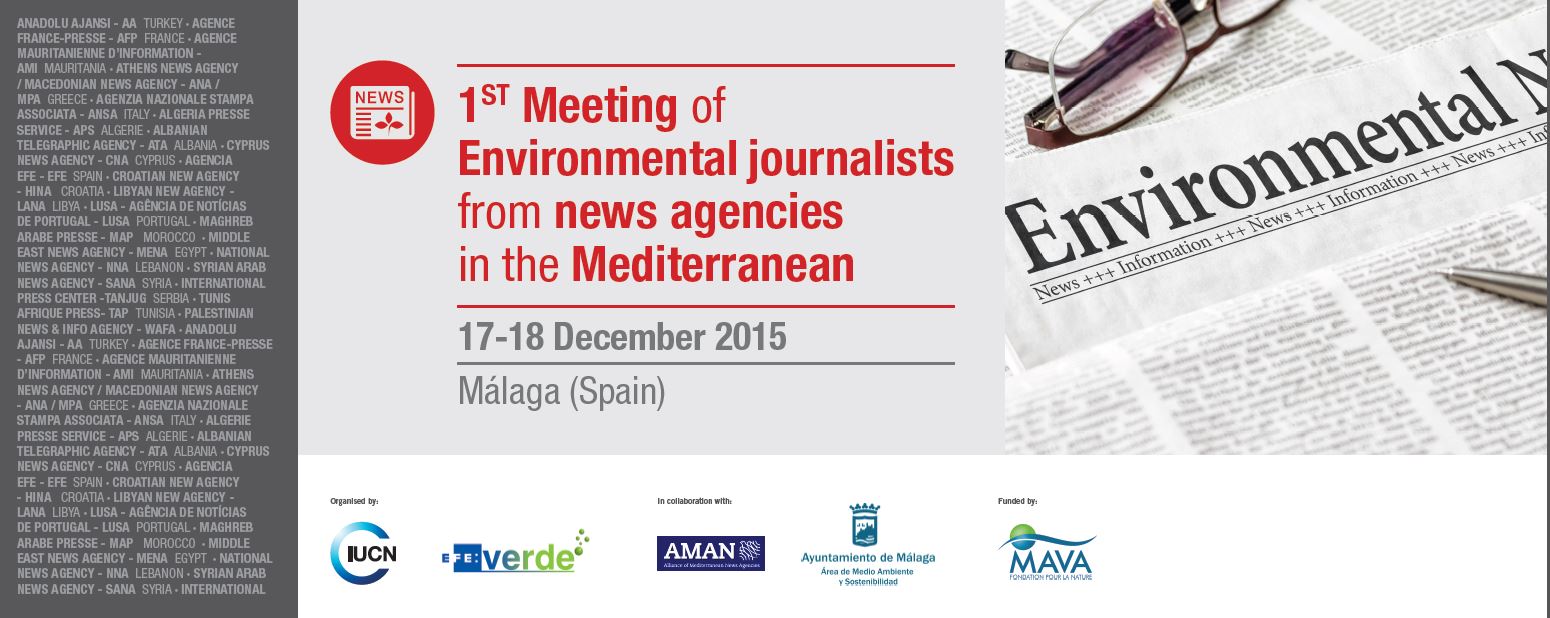 Periodistas ambientales de agencias del mediterráneo