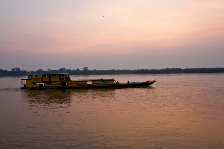 Peneya river, Caqueta, Colombia.Working with protected areas in the border areas of Ecuador, Peru and Colombia